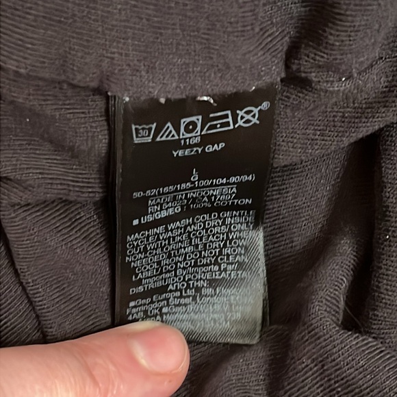 NWOT Yeezy Gap Heavyweight Hoodie - Picture 3 of 4